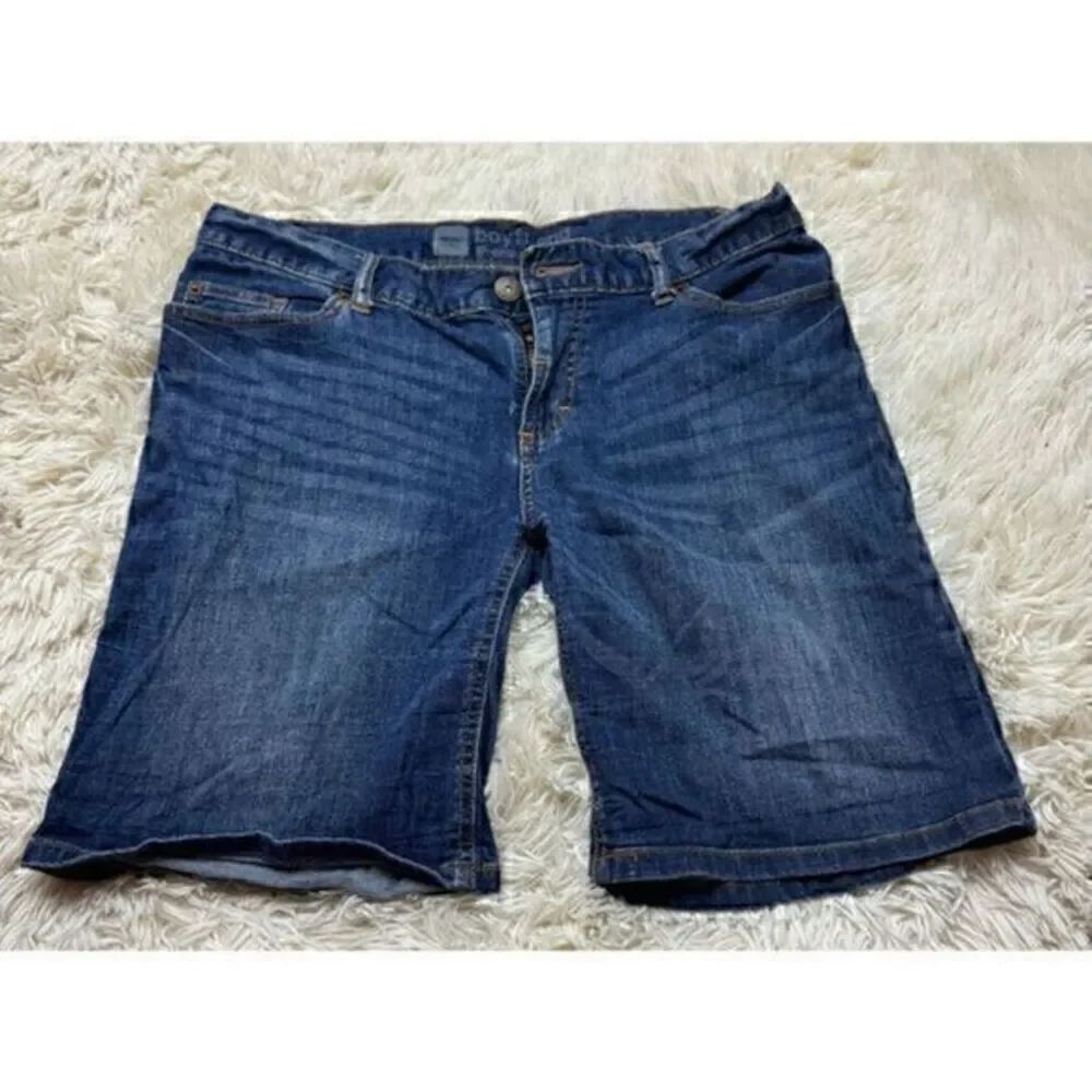 Women’s Blue Jean Mossimo Boyfriend Shorts Size 8